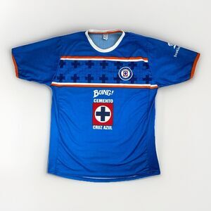Cruz Azul Jersey Blue Boing Cemento Remini Mexico Soccer Futbol Shirt
